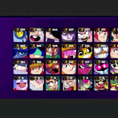 🔥 BRAWL STARS | 7K 🏆 | 41 BRAWLERS 🤖 | 3 LENDÁRIOS 🟡 | 5 HIPERCARGA🔥 |
