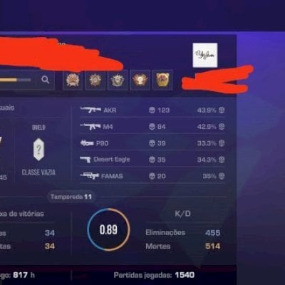 Conta level 130 com kunai