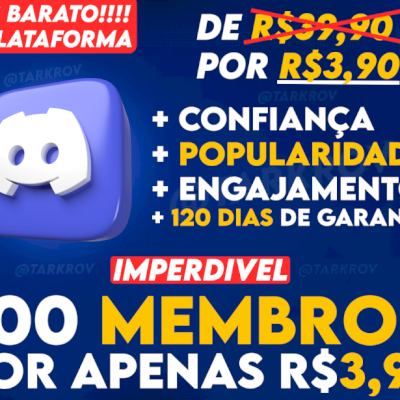 ⚡DISCORD MEMBROS OFFLINE | MAIS BARATO DA PLATAFORMA ⚡