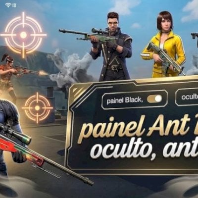Xit Profissional Para Free Fire - Ant Black, Disfarçado