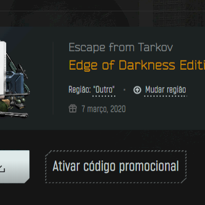 versão edge of darkness edition Conta Tarkov Full Access – Escape from Tarkov