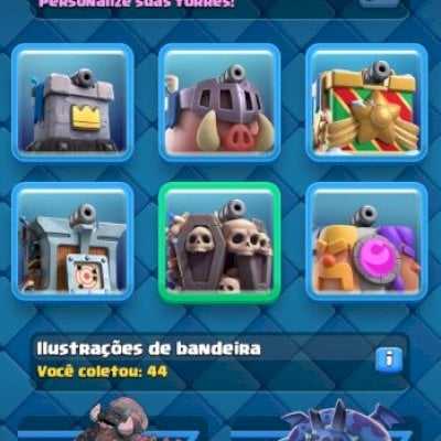 CONTA DE CLASH ROYALE GEMADA