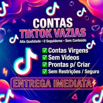 🔥 Contas TikTok Vazias | Acesso Total | Prontas para Uso 🚀