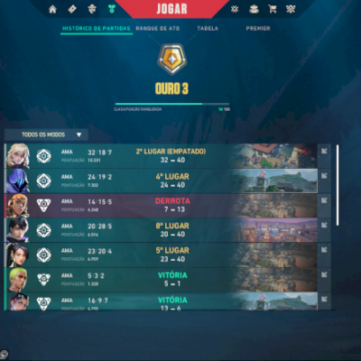 conta valorant com 3 skins + conta lol com 152 skins