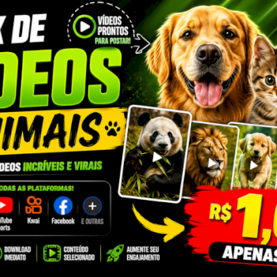 48 Vídeos Virais, Conteúdos Prontos para Internet -ENTREGA AUTOMÁTICA 🎯