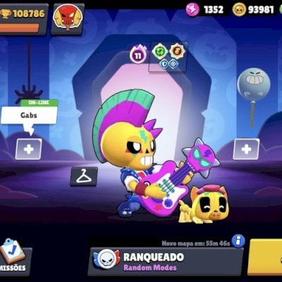 CONTA BRAWL STARS (CRIADA EM 2019) 108K+ TROFÉUS e 600+ SKINS