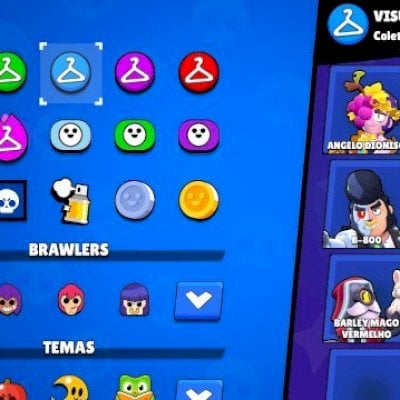 Conta (Brawl Stars) Conta nivel Profissional Com SKINS antigas