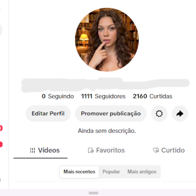 CONTA TIK TOK 1,1K SEG E 2,1K DE CURTIDAS (CONTAS TIK TOK)