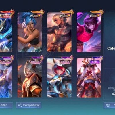 CONTA GUSION MITIC/SKIN 100+/HANK MITIC 6X/ EMBLEMAS FULL MAX 60LVL/
