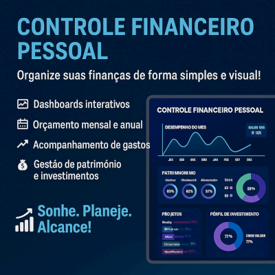 Planilha De Controle Financeiro Pessoal Editavel