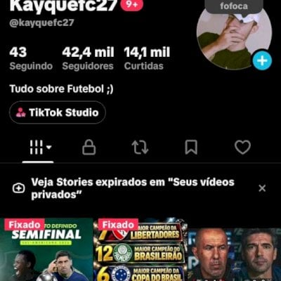 CONTA TIK TOK 42K DE SEGUIDORES!!