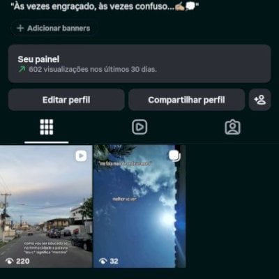 Conta Instagram real