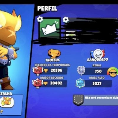 Conta do brawl stars