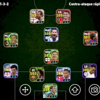 Contas efootball mobile