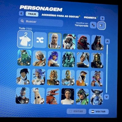 CONTA EPIC +  FORTNITE COM SKINS