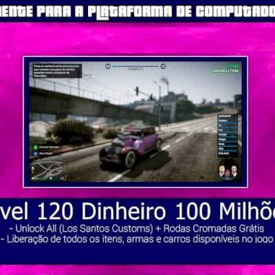 Gta 5 Online Pc - Dinheiro E Level $100 Milhões