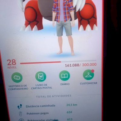 CONTA POKEMON GO! lvl 30