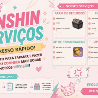 [⏩] GENSHIN IMPACT - SERVICES!
