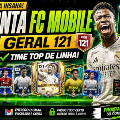 🚨 CONTA FC MOBILE GERAL 121 | TIME TOP + 46 BILHÕES 🔥