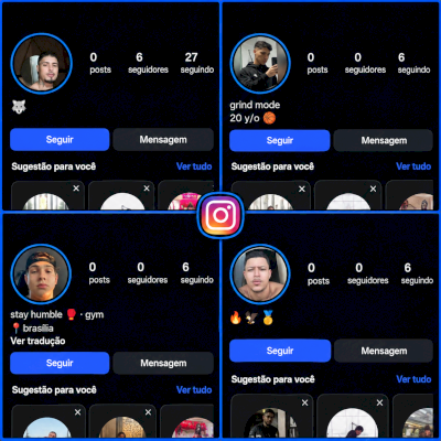 🔥 Instagram Masculino 🚹  | +1 Ano de idade (Email incluído) ✅ |anúncio novo 🚀