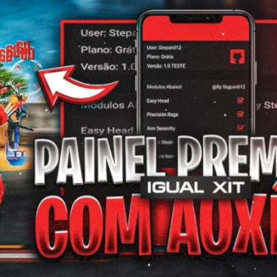 Painel External Premium Android - Aimbot Legit & 100% HS Permanente