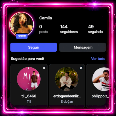 CONTAS NOVAS COM 50 A 200 SEGUIDORES+ E-mail ✅ (entrega automática 😉)