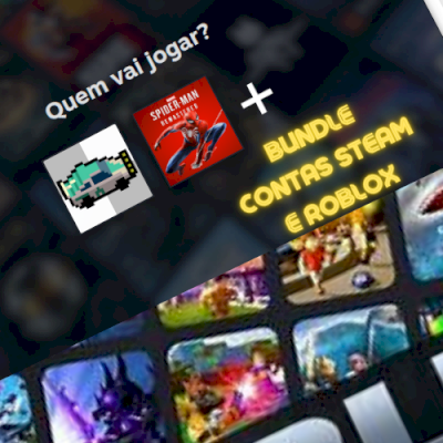 Contas Steam e Roblox!!!