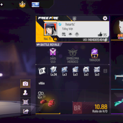 Conta levei 15 com a nova skin do dino fogo