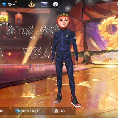 Conta de ff com Dimas e com Blue Lock