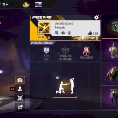 Conta de freefire