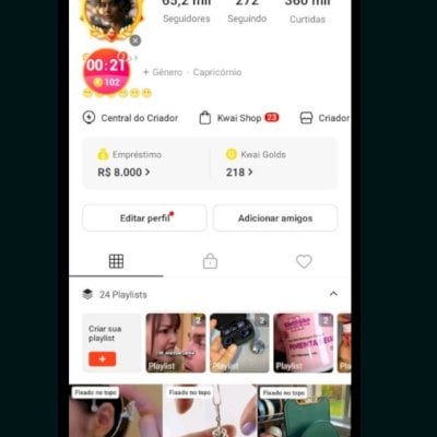 Vendo essa conta kwai 65 mil seguidores orgânico