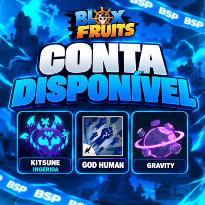 Conta Blox Fruits com kitsune ingerida + gravity + GHM  [ENTREGA AUTOMÁTICA]