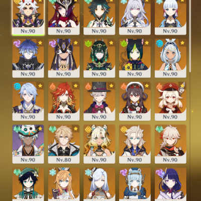 Conta Genshin AR60, 29 5☆ Limitados, 17 Armas Assinatura, Muito forte