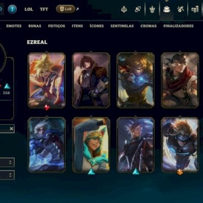CONTA LOL COM 561 SKINS | MMR ESMERALDA |
