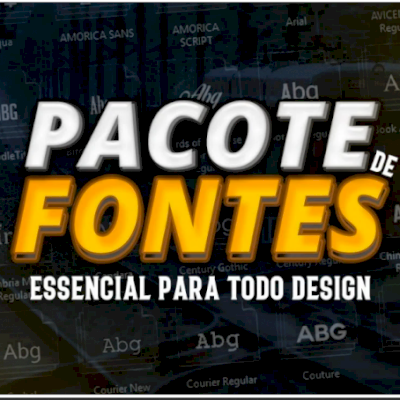 Pack 26 Mil Fontes fontes incríveis para qualquer tipo de design