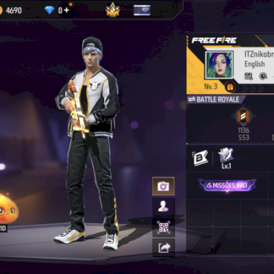 🔥 CONTA FREE FIRE | SERVIDOR ESTRANGEIRO + TROCA NICK | NO SEU E-MAIL 🔥