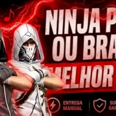 NINJA PRETO OU BRANCO VIA ID: NAO PRECISA ADICIONAR