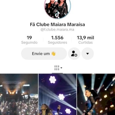 Vendo conta do tik Tok bem engajada