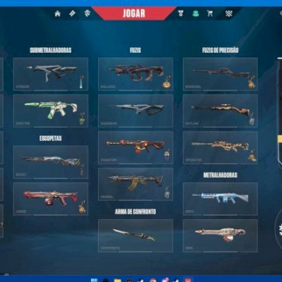 Conta asc 1, ja foi IMT 1. Algumas skins.
