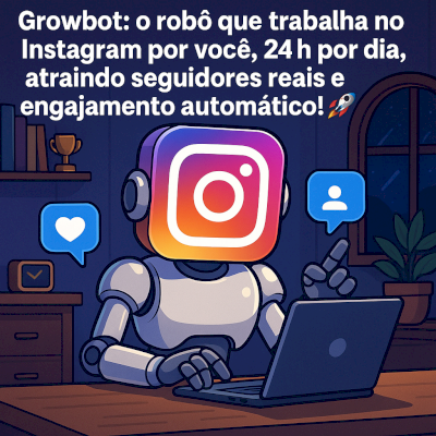 🤖💥📷GrowBot 2025 v2.4.3 - O Robô que trabalha no seu Instagram