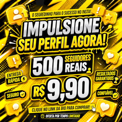 🚀 500 Seguidores para o Instagram por Apenas R$ 9,90! + 40%