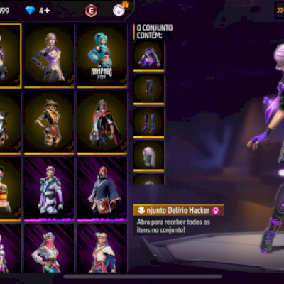 Conta top com Lv 70