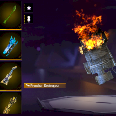 Conta Rara de Free Fire com o Terceiro Passe do Jogo
