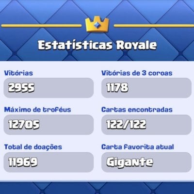 Conta Clash Royale - 12.5k troféus