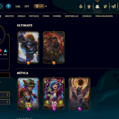 CONTA PREMIUM LOL + VALORANT – MESMO E-MAIL