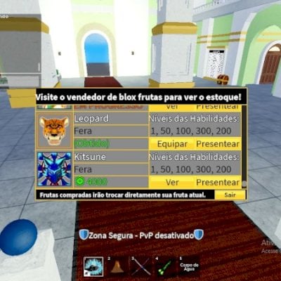 Conta blox fruits c/ leopard perma, buddha perma, lvl 2453 + outros gamepass