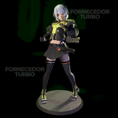 Anby Demara 3D - Arquivo .Stl Para Impressão 3D