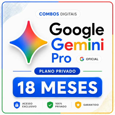 Gemini Pro + Antigravity + Flow 18 meses/30 dias de garantia!