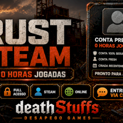 [STEAM] CONTA com RUST - FULL ACESSO - CONTA SÓ SUA - 0 HORAS JOGADAS