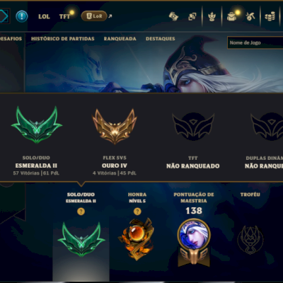 Esmeralda 2 com 85 Champs e 7 Skins